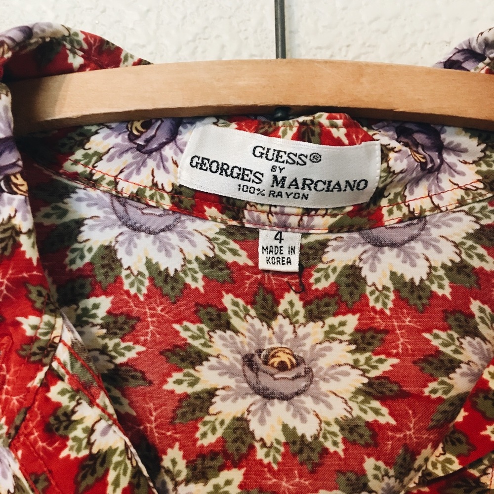 VINTAGE GUESS button up - Picture 3 of 4